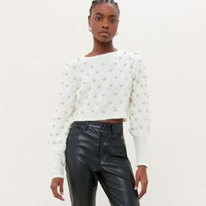 Urban Outfitters Sparkly Metallic Sweater